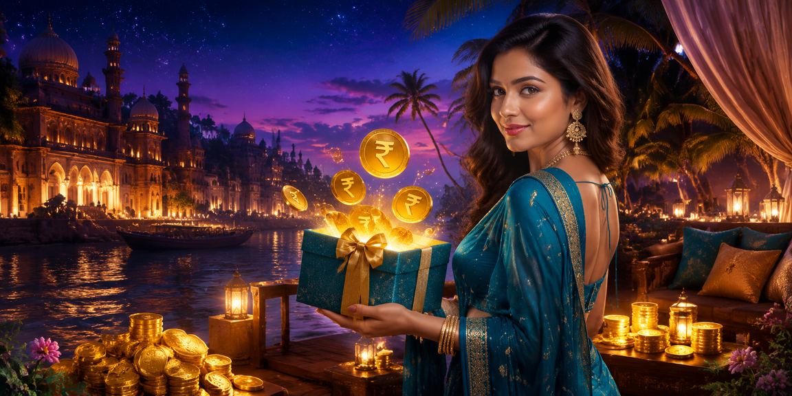 User enjoying casino games on mobile with traditional Indian entertainment backdrop in Lucknow
