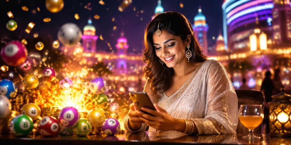 Vibrant colorful slot machine game played on mobile in Lucknow